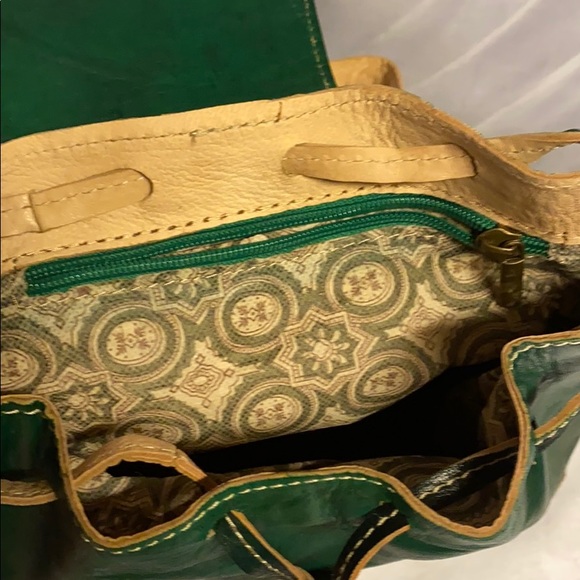 Moroccan Leather Backpack - Picture 9 of 13